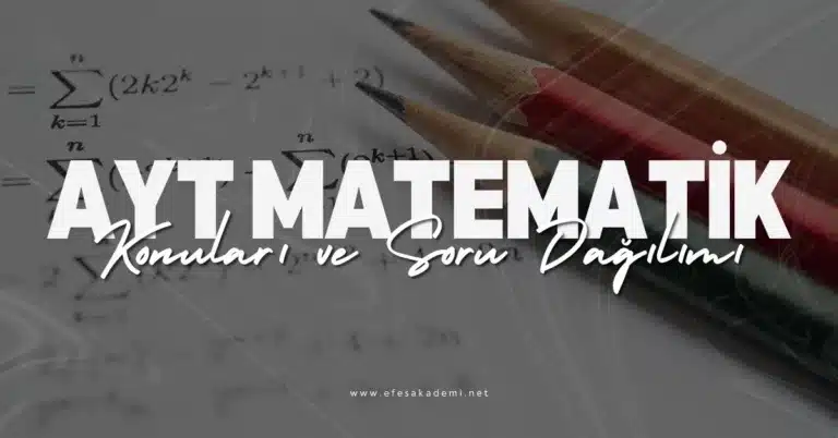 2026 AYT Matematik Konuları ve Soru Dağılımı