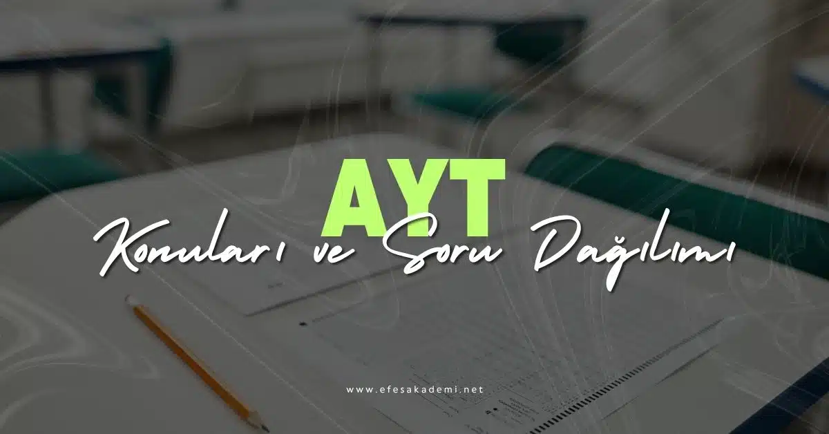 2026 AYT Konuları ve Soru Dağılımı: Tam Liste