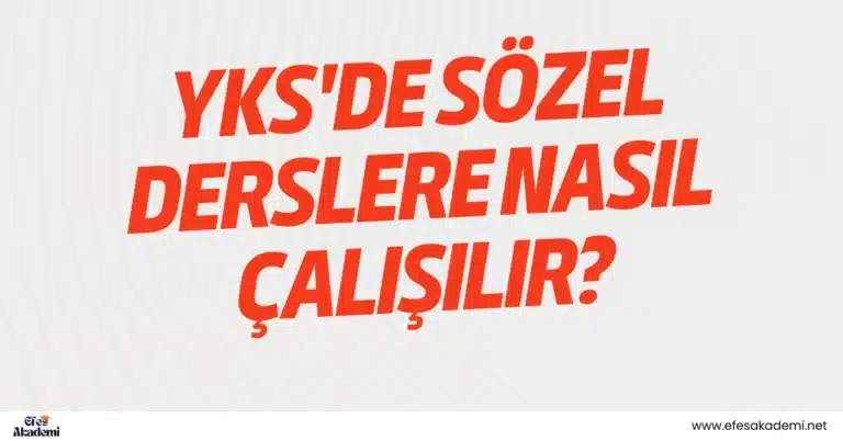 YKS’de Sözel Derslere Nasıl Çalışılır?