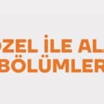 Sözel ile Alan Bölümler (Lisans) (4 Yıllık)