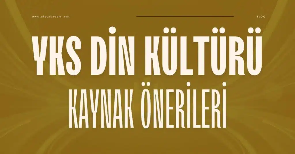 tyt ayt din kültürü kaynak