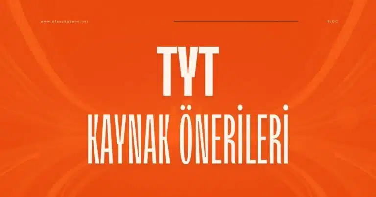 2026 TYT Kaynak Önerileri (Kolaydan Zora)