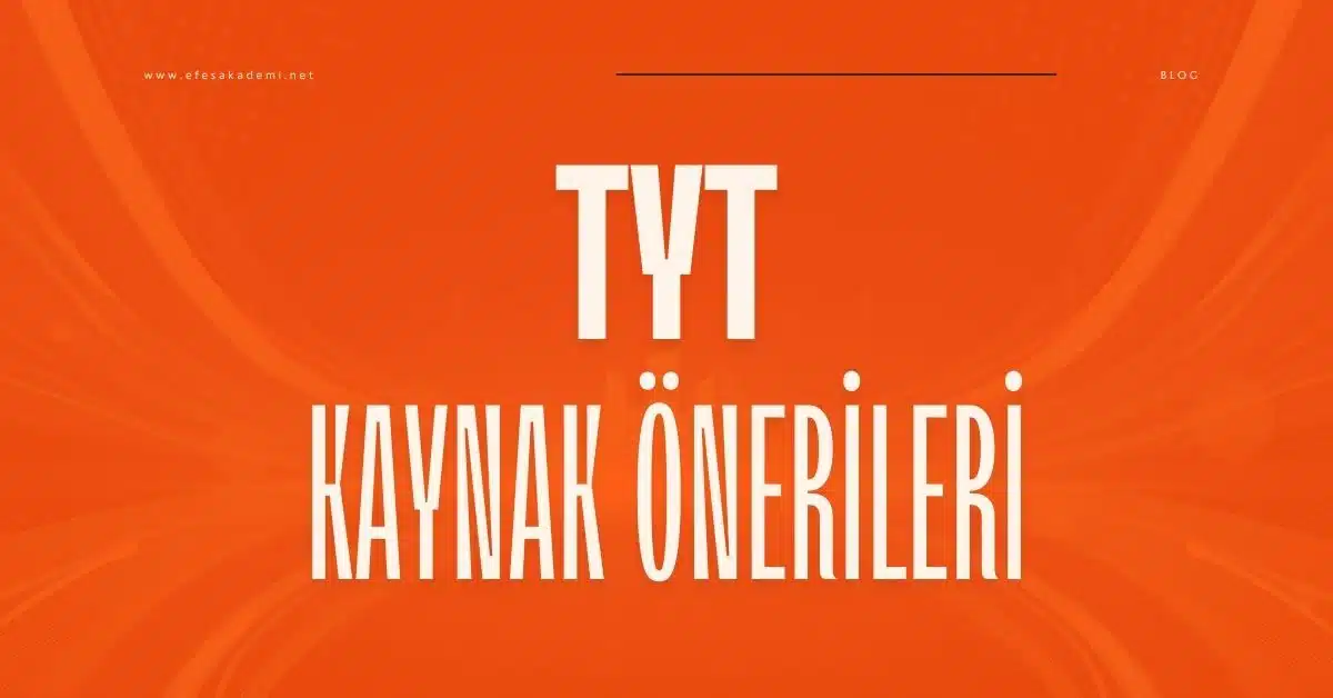 2026 TYT Kaynak Önerileri (Kolaydan Zora)