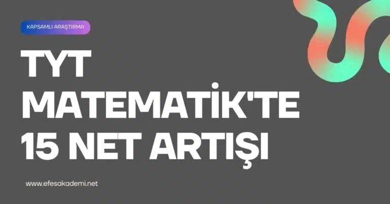 TYT Matematik’te 15 Net Artışı Garantili Konular