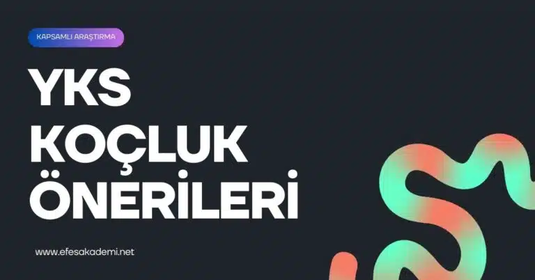 YKS Koçluk Önerileri (Kapsamlı Rehber)
